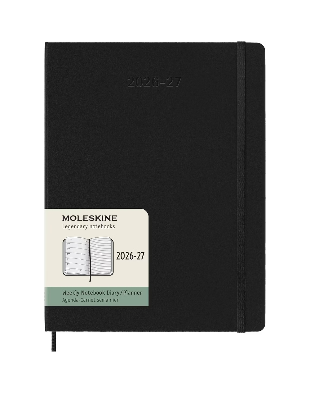 Moleskine 2026-27 Weekly Planner - Black